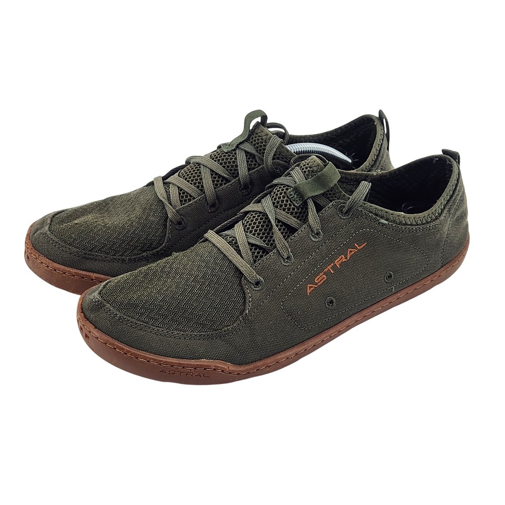 Astral Loyak Mens 10 Olive Minimalist Water Shoes River Kayak Barefoot